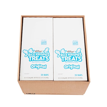 Kelloggs Rice Krispies Treats Crispy Marshmallow Squares 1.41 oz., PK80 3800011052